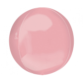 Foil balloon ORBZ - Pastel pink ball, 38x40 cm