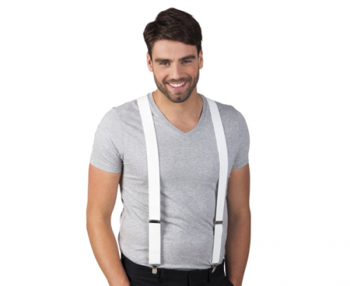 Suspenders white