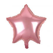 Foil balloon Star, light pink, 19