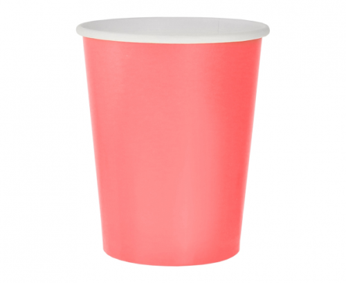 Paper cups solid colour pink, 270 ml / 14 pcs. Paper cups solid colour pink, 270 ml / 14 pcs.