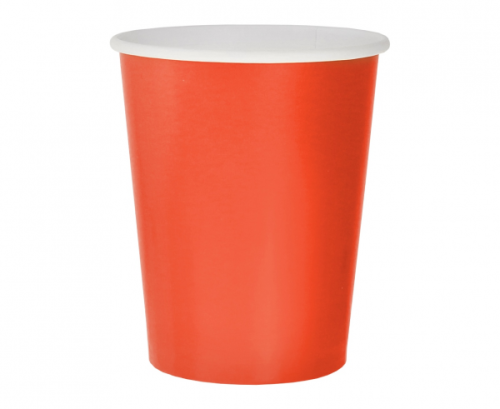 Paper cups solid colour red, 270 ml / 14 pcs. Paper cups solid colour red, 270 ml / 14 pcs.