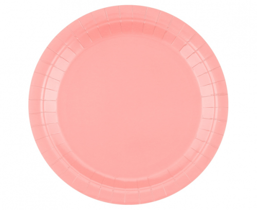 Paper plates solid colour light pink, 23 cm / 14 pcs. Paper plates solid colour light pink, 23 cm / 14 pcs.