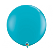 Balloon QL 36 inches, pastel turquoise-green / 2 pcs.