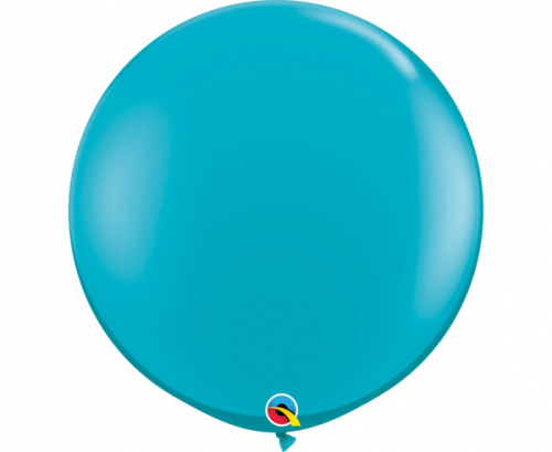 Balloon QL 36 inches, pastel turquoise-green / 2 pcs.