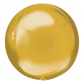 Foil balloon 15 inches ORBZ - ball gold / 1 pc.