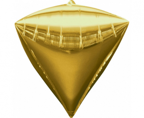 Foil balloon G20 Diament, gold, 38x43 cm Foil balloon G20 Diament, gold, 38x43 cm