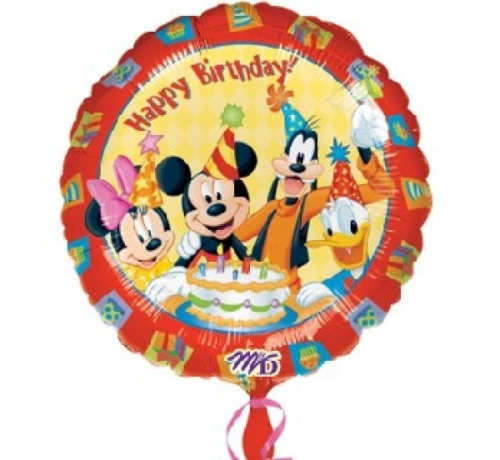 Фольгированный шар 18" CIR Mickey & Friends Happy BDay Фольгированный шар 18" CIR Mickey & Friends Happy BDay