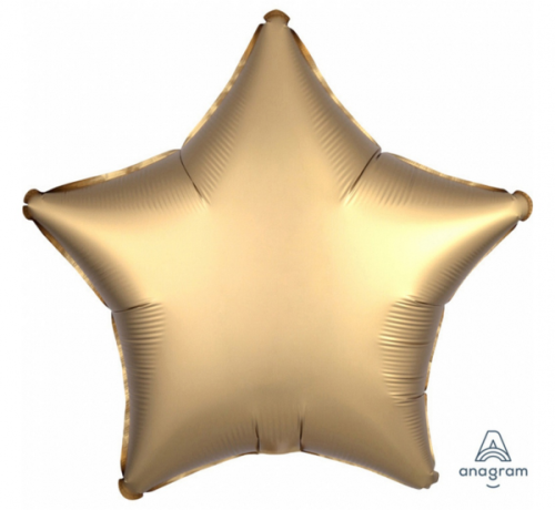 Balloon folic Sateen Lux S15, STR gold , 43 cm Balloon folic Sateen Lux S15, STR gold , 43 cm