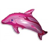 Дельфин 2 - розовый - 100*70 см