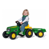Bērnu traktors ar pedāļiem ar piekabi rollyKid John Deere  (2,5-5 gadiem) 012190 Vācija