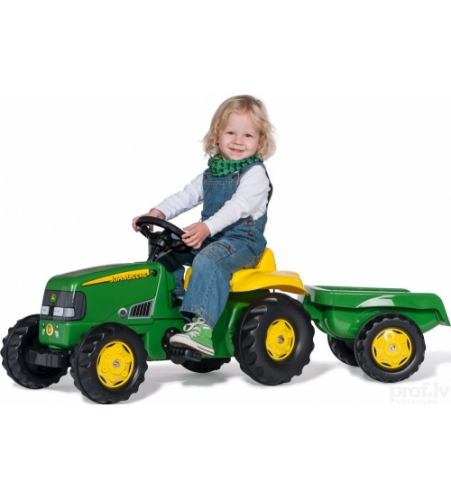 Педальный трактор Rolly KID John Deere с прицепом (2,5-5 лет ) 012190 Германия Педальный трактор Rolly KID John Deere с прицепом (2,5-5 лет ) 012190 Германия