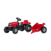 Bērnu traktors ar pedāļiem ar piekabi rollyKid MF  (2,5-5 gadiem) 012305 Vācija