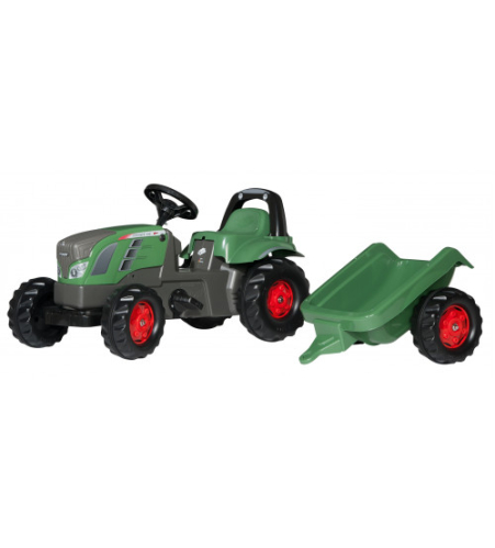 Педальный трактор Rolly KID  Fendt 516 Vario с прицепом 013166 (2,5-5 лет ) Германия