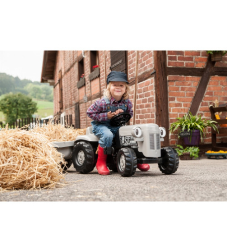 Педальный трактор Rolly KID Little Grey Fergie с прицепом (2,5-5 лет ) 014941 Германия Педальный трактор Rolly KID Little Grey Fergie с прицепом (2,5-5 лет ) 014941 Германия