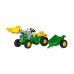 Pedāļu traktors ar kausu un piekabi John Deere 023110 (2,5-5 gadiem) Vācija Pedāļu traktors ar kausu un piekabi John Deere 023110 (2,5-5 gadiem) Vācija