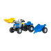 Педальный трактор Rolly KID NH T7040 с ковшом с прицепом (2,5-5 лет ) 023929 Германия Педальный трактор Rolly KID NH T7040 с ковшом с прицепом (2,5-5 лет ) 023929 Германия