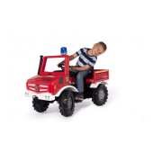 Машина большая пожарная на педалях rollyUnimog Fire (со светом)  (3-8 лет) 038220