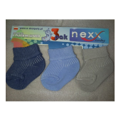 0-3 месяца  (9,7-12 cm) носки с плоским швом хлопок 3 пары 3-PAK/SKGW-MIX-0-3-BOY