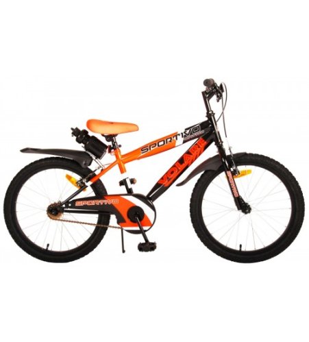 Двухколесный велосипед 18 дюймов Sportivo (2 ручных тормоза, 85% собран) (4-7 лет) VOL2073