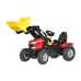 Трактор педальный rollyFarmtrac MF 7726 с ковшом и надувными колесами 611126  (3-8 лет) Германия
