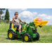 Трактор педальный rollyX-Trac Premium John Deere 8400R с ковшом, 2 скорости и тормоз  (3 - 10 лет) Германия 651078