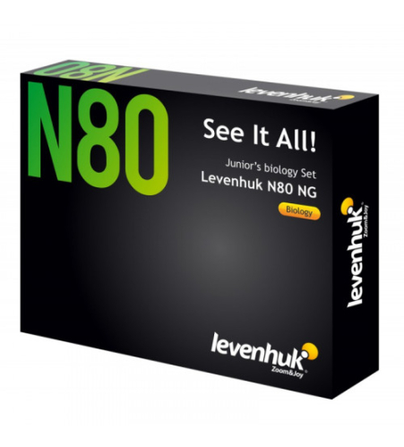 Набор микропрепаратов Levenhuk N80 NG «Увидеть все!» 66685 Набор микропрепаратов Levenhuk N80 NG «Увидеть все!» 66685