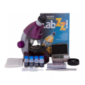 Микроскоп для детей с экcпериментальным комплектом Levenhuk LabZZ M101 Фиолетовый 40x-640x 69058