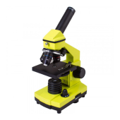 Mikroskops ar eksperimentālo komplektu K50 Levenhuk Rainbow 2L PLUS metāla korpuss Laima krāsā 69069
