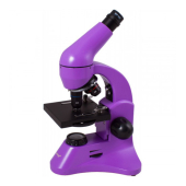 Mikroskops ar eksperimentālo komplektu K50 Levenhuk Rainbow 50L PLUS Violētā krāsā 64x - 1280x  69077