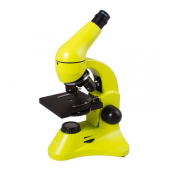 Микроскоп для детей с экспериментальным комплектом  K50 Levenhuk Rainbow 50L PLUS желтый 64x - 1280x 69079