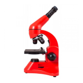 Mikroskops Bērniem ar Eksperimentālo Komplektu K50 Levenhuk Rainbow 50L PLUS Oranžā krāsā 64x - 1280x  69080
