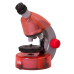 Mikroskops Bērniem ar Eksperimentālo Komplektu K50 Levenhuk LabZZ M101 Oranžā Krāsā 40x-640x 69731
