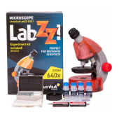 Микроскоп для детей с экcпериментальным комплектом Levenhuk LabZZ M101 Оранжевый 40x-640x 69731