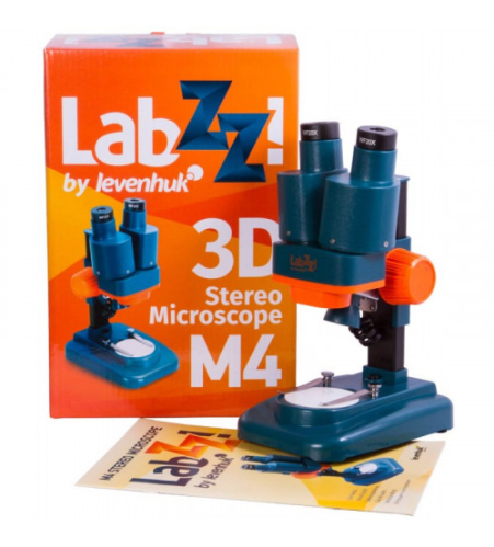 Mikroskops bērniem Levenhuk Labzz M4 Stereo PLUS 70789 Mikroskops bērniem Levenhuk Labzz M4 Stereo PLUS 70789