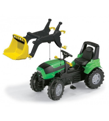 Трактор педальный  rollyFarmtrac Deutz Agrotron 7250 TTV с съемным ковшом 710034 (3 - 8 лет) Германия
