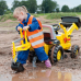 Педальный трактор с двумя ковшами rollyJunior CAT (3-8 лет) 813001