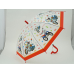Зонтик со свистком детский ТРАНСПОРТ 66 cm длина разные 501478