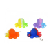 Breloks piekariņ&scaron; POP IT Astoņkājis dažādas ap 9 cm 513440