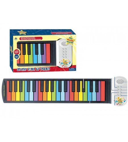 Детский синтезатор 37 клавиш (на батарейках, складной) 64 см 586024