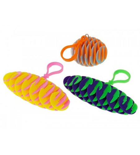 Breloks piekariņ&scaron; Fidget Salokama bumba dažādas 10 cm 599390