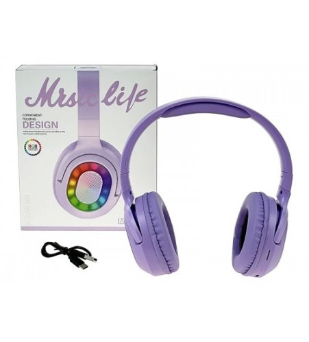 Bezvadu austiņas Bluetooth  (USB uzlāde) 18x21 cm dažādas 616806