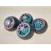 Bumbiņa ar gaismu Tire Ball 6,5 cm 616905