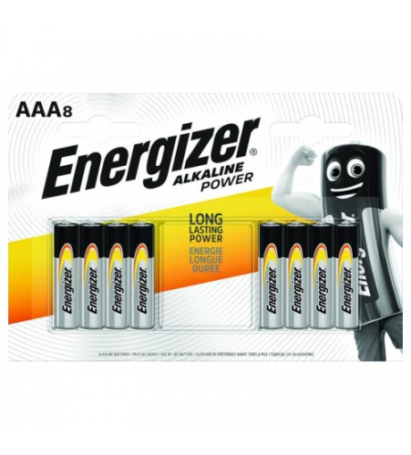 Baterijas ENERGIZER AAA 1.5 V LR03 ALKALINE ENERG-0662