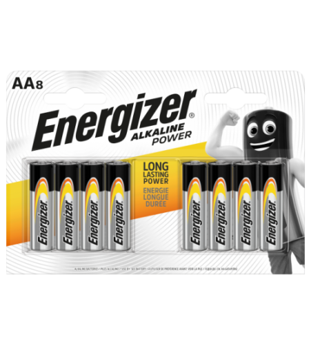 Baterijas ENERGIZER AA 1.5 V ALKALINE ENERG-0686