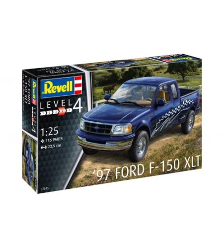 Модель под склейку 1997 Ford F-150 Xlt 1:25 116 шт. Revell 10+ 07045