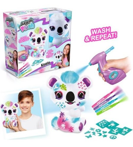 Плюшевая коала с аэрографом для росписи AIRBRUSH PLUSH 20 см 287879