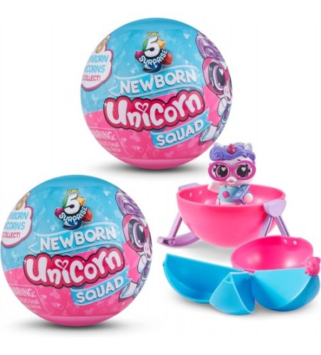 Кукла Единорог младенец 5 Surprise Unicorn Squad  разные (в шаре) 85580075