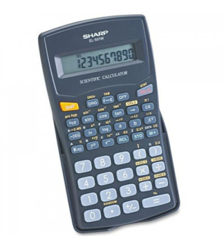 Электронный калькулятор SHARP EL-510W-BK