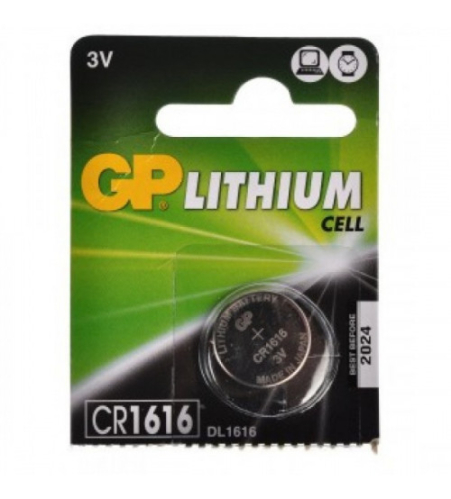Батарейка GP CR1616 Lithium Код CR1616-G5 Батарейка GP CR1616 Lithium Код CR1616-G5