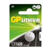 Baterijas GP CR1620 Lithium 3V Kods CR1620-G5
